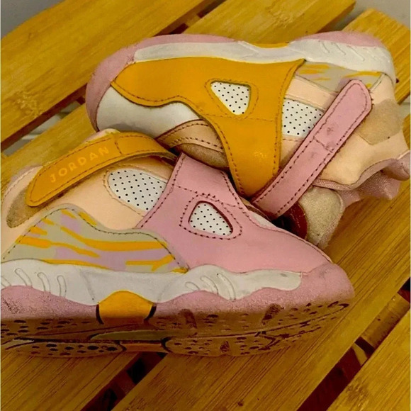 Nike Other - Jordan 8 Retro little kids tennis shoe